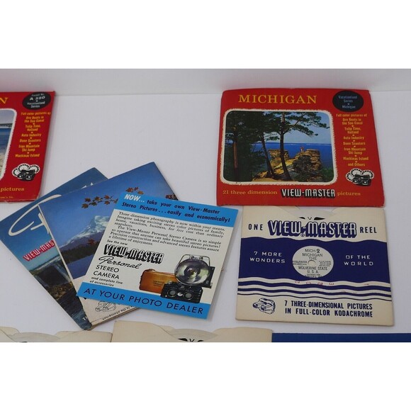 Sawyers View Master 3-D Stereoscope & View Master Reels Lot - Picture 9 of 12